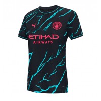 Dámy Fotbalový dres Manchester City Jeremy Doku #11 2023-24 Třetí Krátký Rukáv